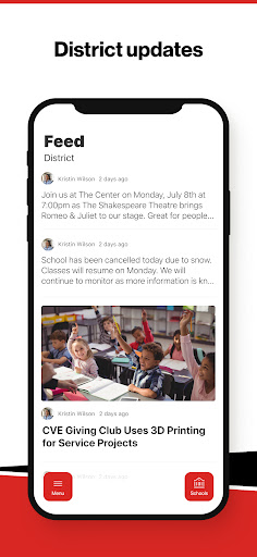 Peyton School District Screen 2