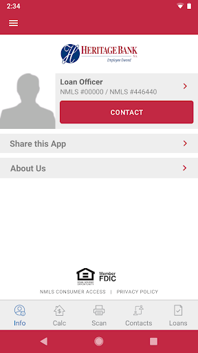 My Loan By Heritage Bank Screen 2