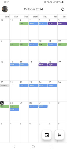 NursePlan - nurse calendar