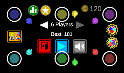 1-6 Player Ballz Fortress: local multiplayer game