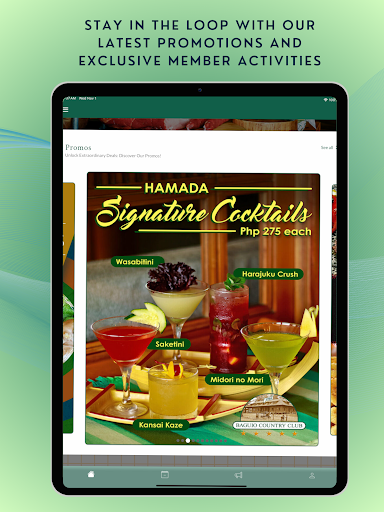 BCC Member's App Screenshot