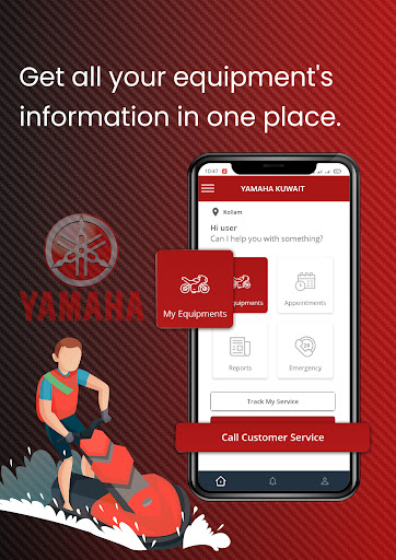 Android application YAMAHA TECHNICIAN screenshort
