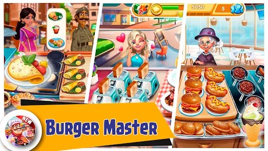 Burger Crazy Chef: Burger Game