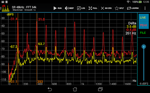 Sound Spectrum Pro Ekran görüntüsü