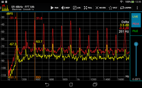 Sound Spectrum Pro Captura de tela