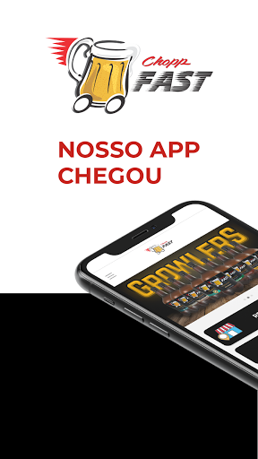 Android application Chopp Fast screenshort