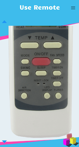 Remote Control for Midea AC Screen 2