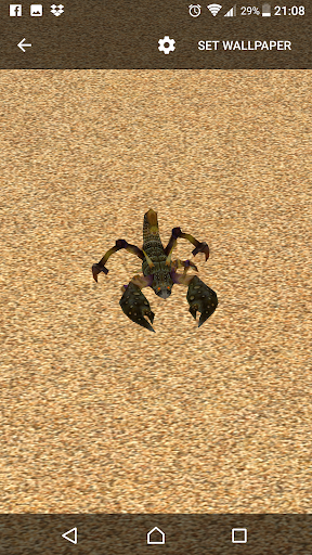 Android application Scorpion 3D screenshort