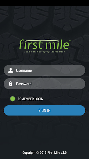 Android application FirstMile Drive screenshort