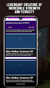 Goatman Horror Mod for MCPE