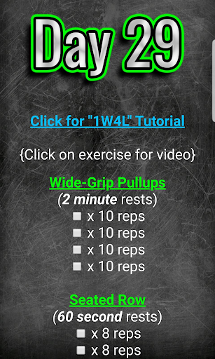 1 Workout 4 Life Screen 3