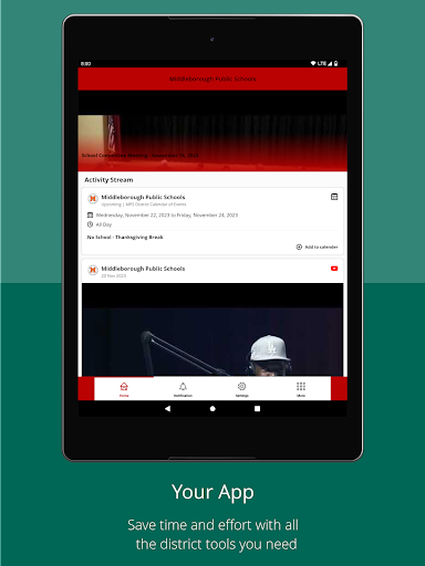 Android application Middleborough Public Schools screenshort