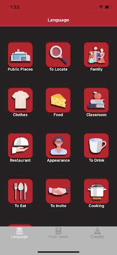 Kiuna College Language App Screen 2