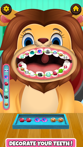 Pet Animals Kid Dentist Games