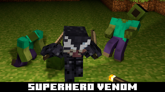 Skin MCPE Superhero Venom Mod