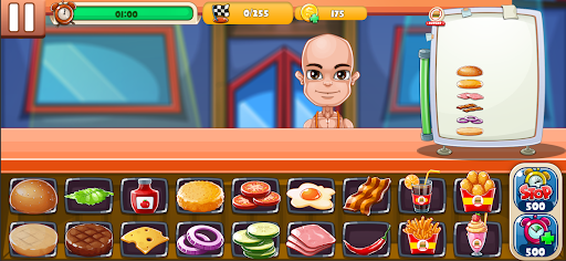 Android application Burger Day - Cooking Fun! screenshort