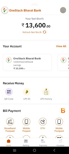 Onestack Bharat Bank Screen 2