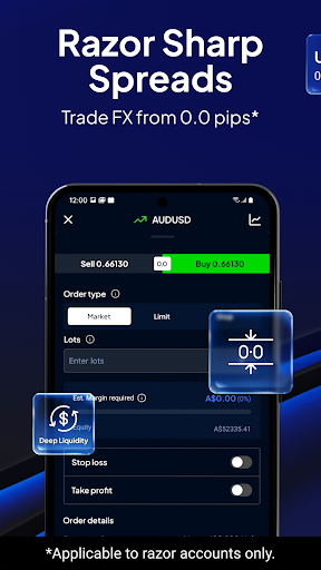 Pepperstone: Trading App Screen 3