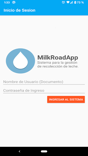 Android application MilkRoad screenshort
