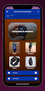 hw7 max smartwatch guide