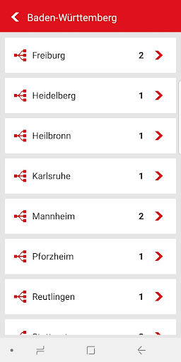 Android application SiteTracker screenshort