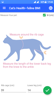 Cat’s Health – feline BMI Screenshot