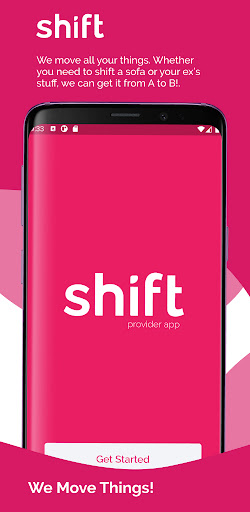 Android application Shift Provider App screenshort