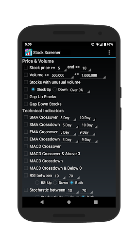 Stock Screener - Finance - apps