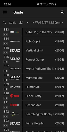 Android application Xtream TV By Mediacom screenshort