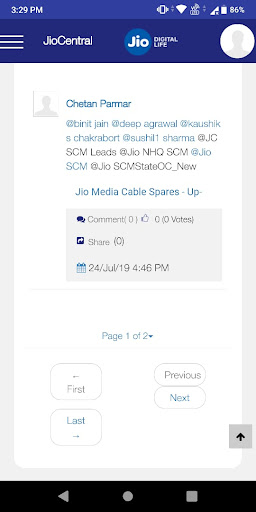 Jio Central Screen 3