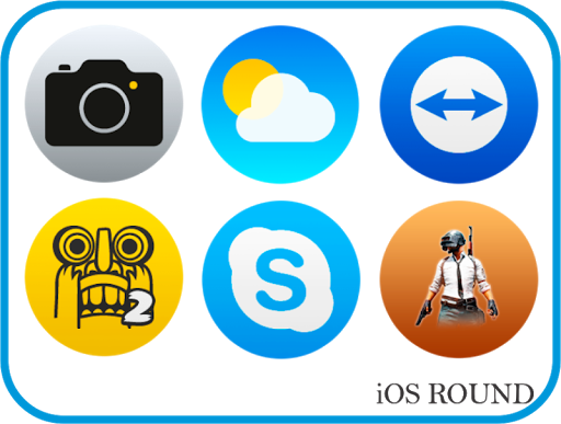 OS Round – Icon Pack poster-3