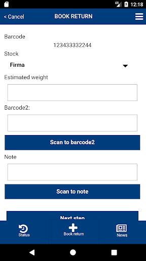 Danx Booking Screen 3