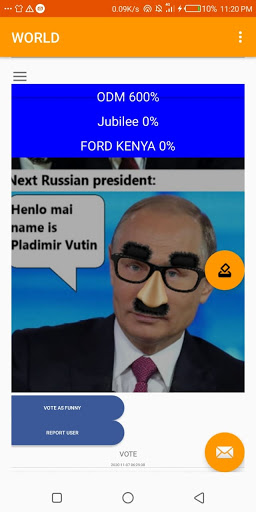 Android application VOTE screenshort