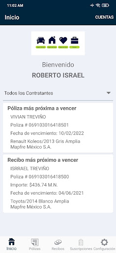 Android application SeguroMas S+F screenshort