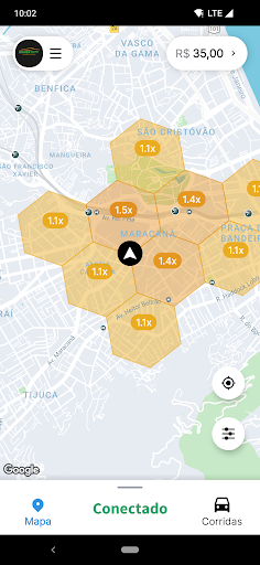 Android application Drivercity - Motorista screenshort