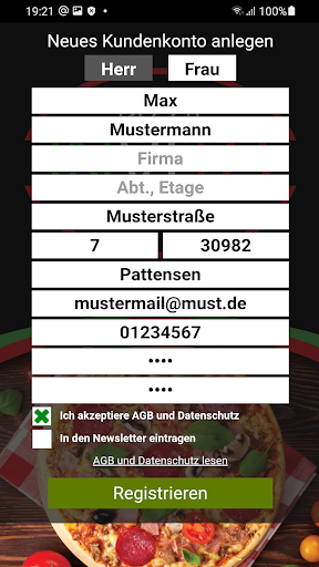 Pizza Invito Pattensen Screen 2
