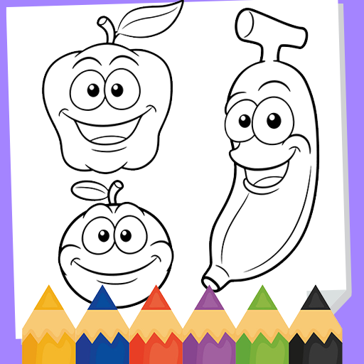 Fruits Coloring Book logo