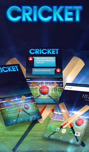 Android application Cricket Live Wallpaper Theme screenshort