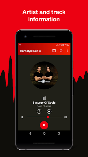 Android application Hardstyle Radio screenshort