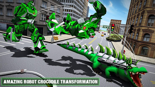 Crocodile Robot Transform Game Screen 3