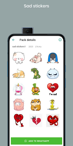 Sad Stickers For whatsApp