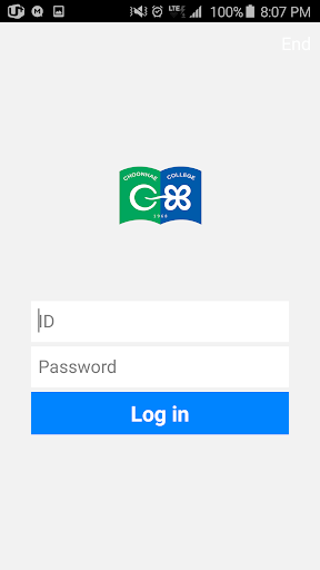 Android application 춘해Talk screenshort