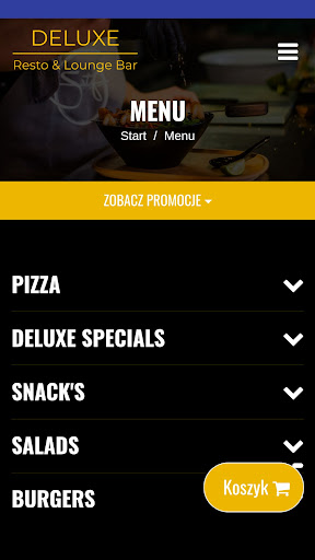 Android application Deluxe Hookah Kraków screenshort
