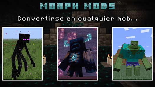 Screenshot 1 Transformarse en mobs for MCPE android