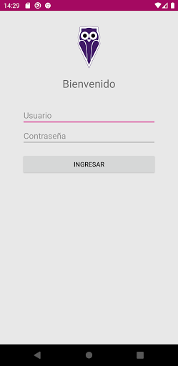 Android application Mr-Bubo Gestor screenshort