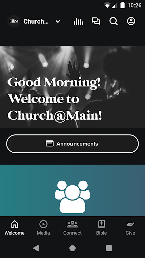 Android application Church@Main screenshort