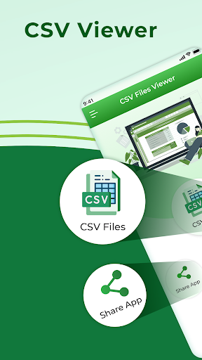 Android application CSV Viewer - CSV File Reader screenshort