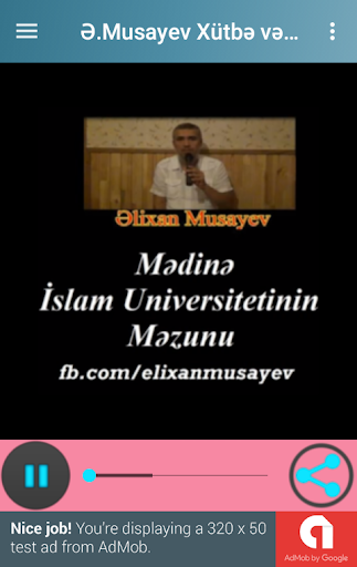 Android application Alixan Musayev Xutbe, Dersleri screenshort