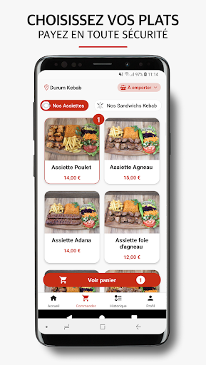 Android application Durum Kebab screenshort