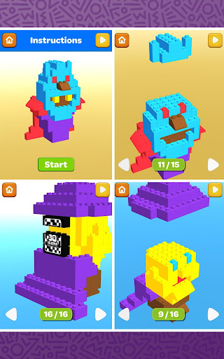 Monster 3D Blocks Build and p